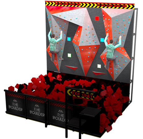 Aerial assault the boulder